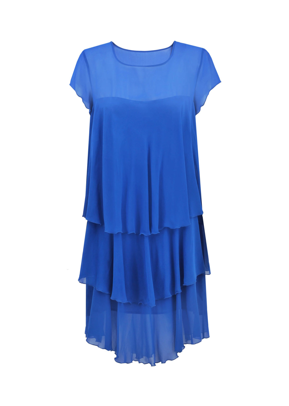 jedwabna sukienka yasmine niebieska