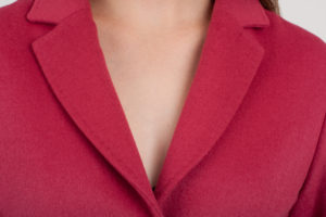 raspberry cashmere coat