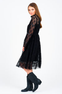 sukienka czarna koronkowa