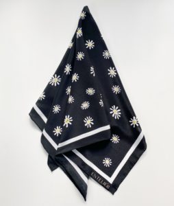 daisy silk scarf