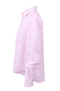 koszula oversize classic różowa w paski