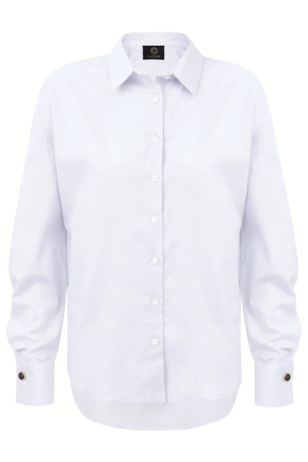 koszula biała classic oversize