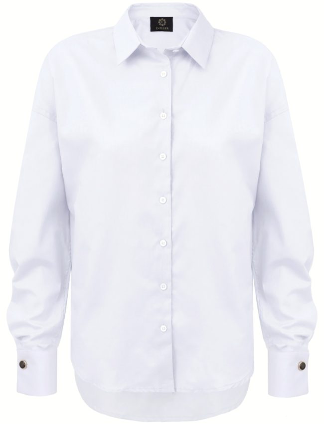 koszula biała classic oversize