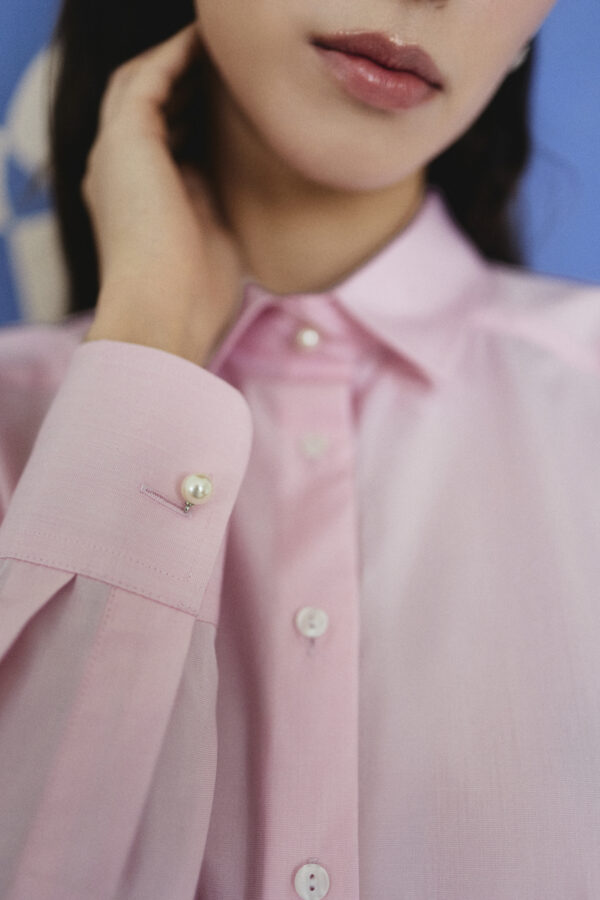 koszula Loulou pastelowy róż