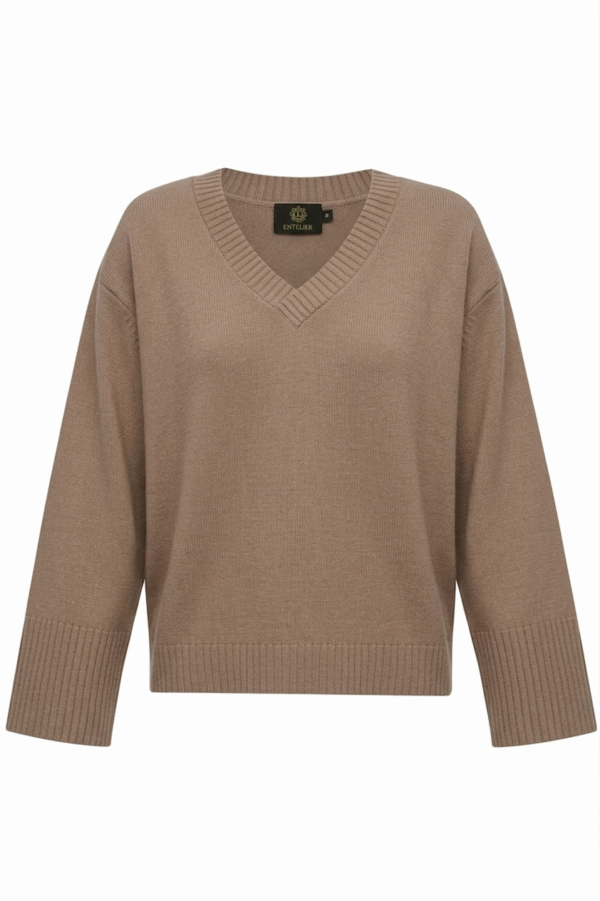 sweter amelie taupe