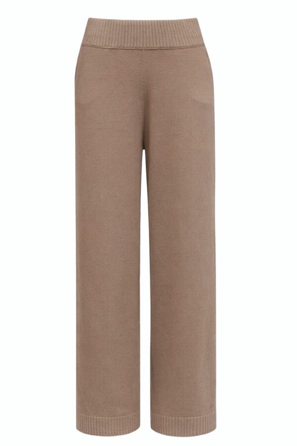 spodnie dzianinowe amelie taupe